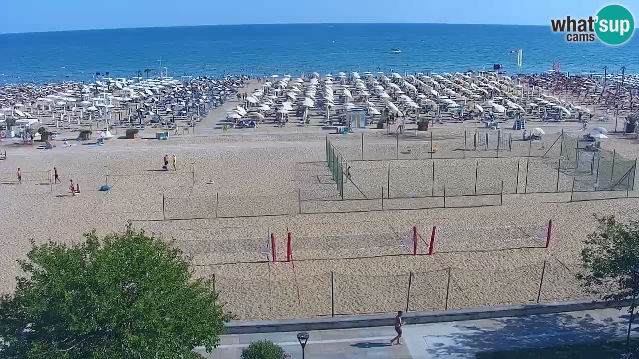 Webcam en vivo playa Bibione – vista desde Ashanti ApartHotel