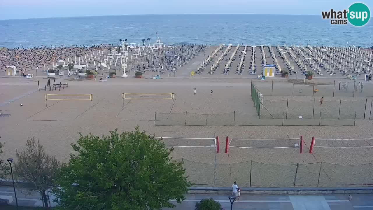 Web kamera Bibione plaža – pogled sa Ashanti ApartHotela