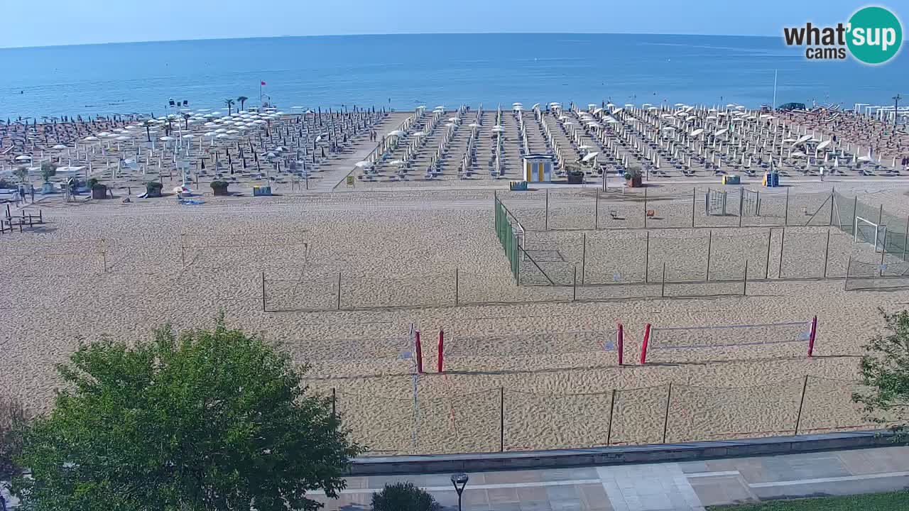 Web kamera Bibione plaža – pogled sa Ashanti ApartHotela