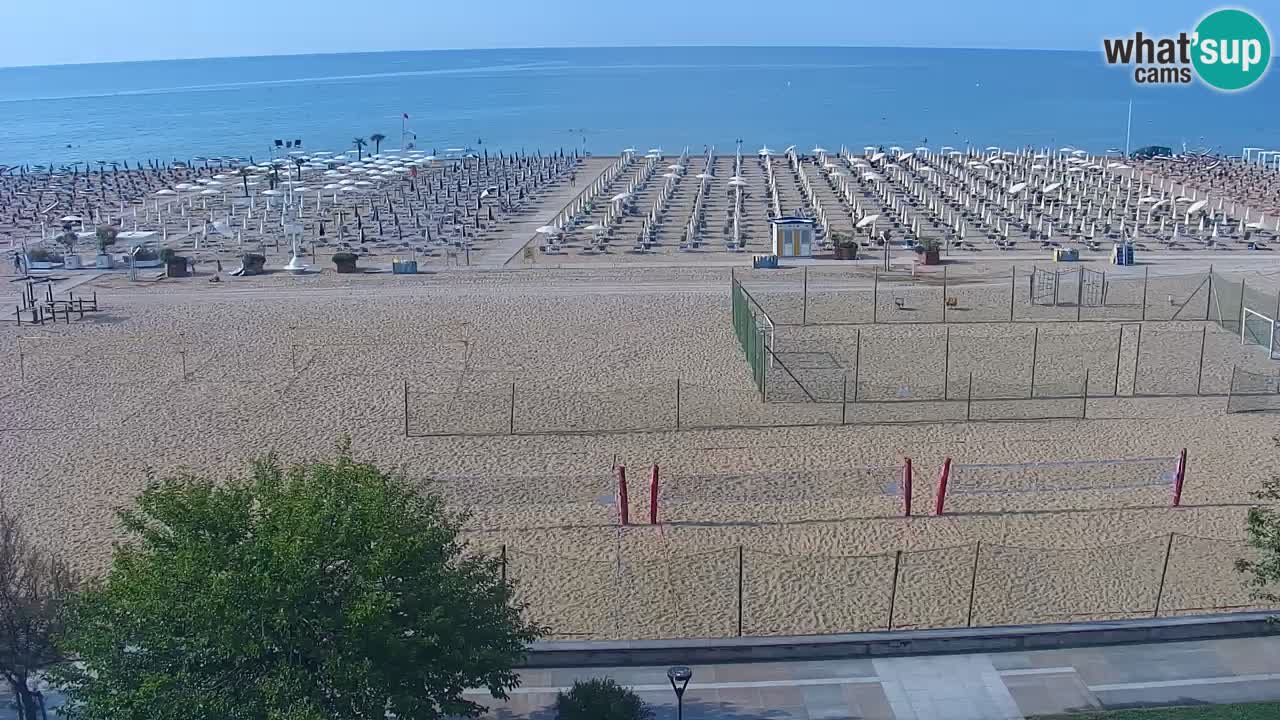 Web kamera Bibione plaža – pogled sa Ashanti ApartHotela