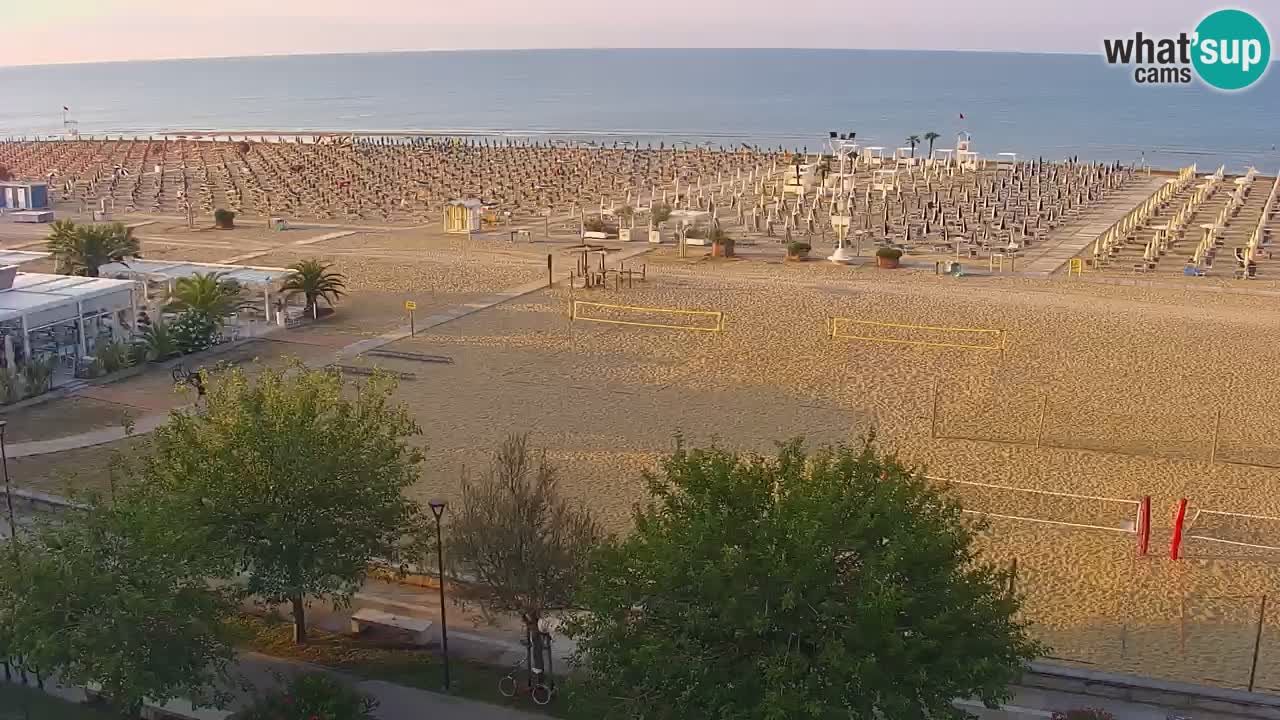 Web kamera Bibione plaža – pogled sa Ashanti ApartHotela