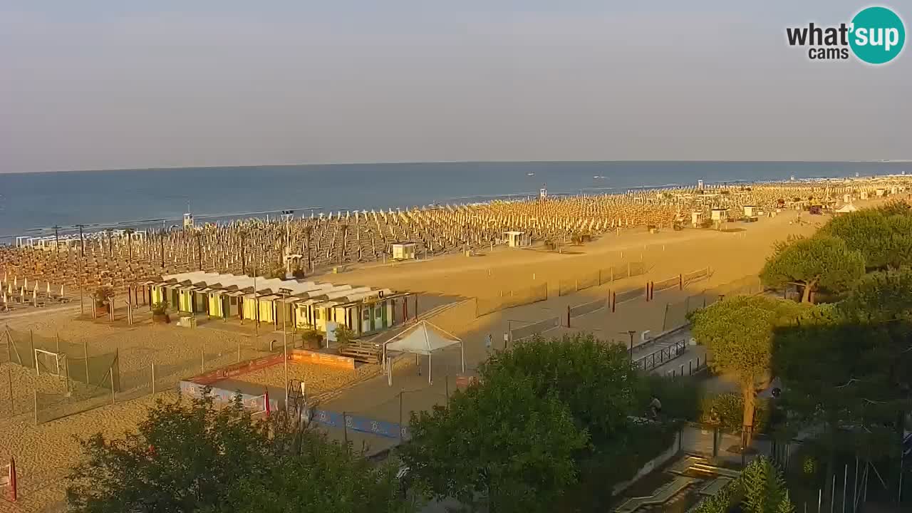 Web kamera Bibione plaža – pogled sa Ashanti ApartHotela