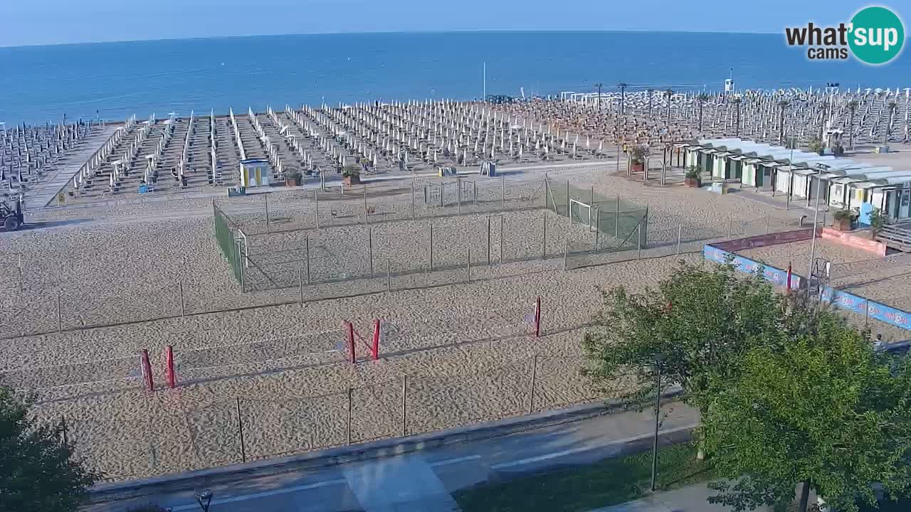Web kamera Bibione plaža – pogled sa Ashanti ApartHotela