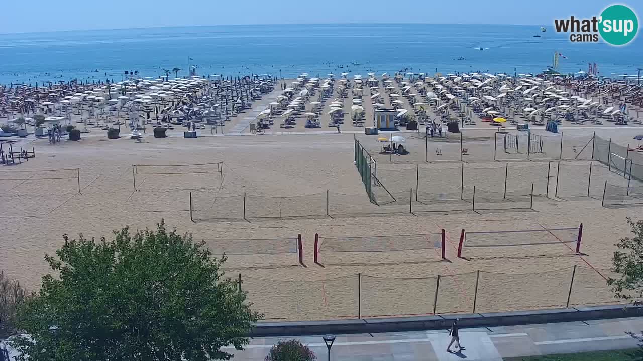 Web kamera Bibione plaža – pogled sa Ashanti ApartHotela
