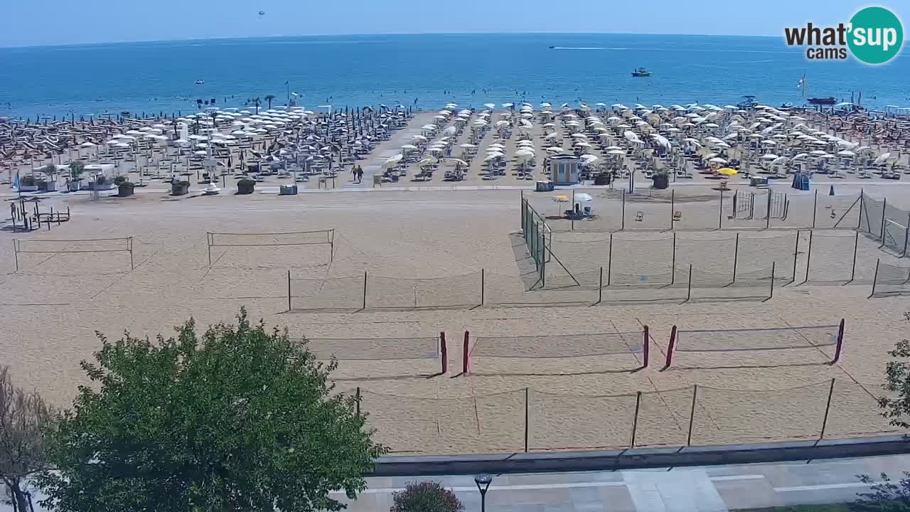 Webcam en vivo playa Bibione – vista desde Ashanti ApartHotel