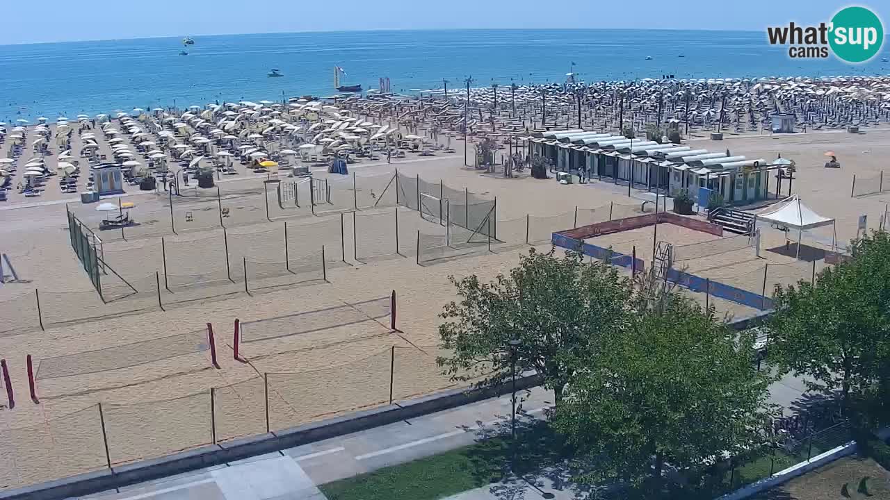 Live Webcam Bibione spiaggia – vista dall’Ashanti ApartHotel