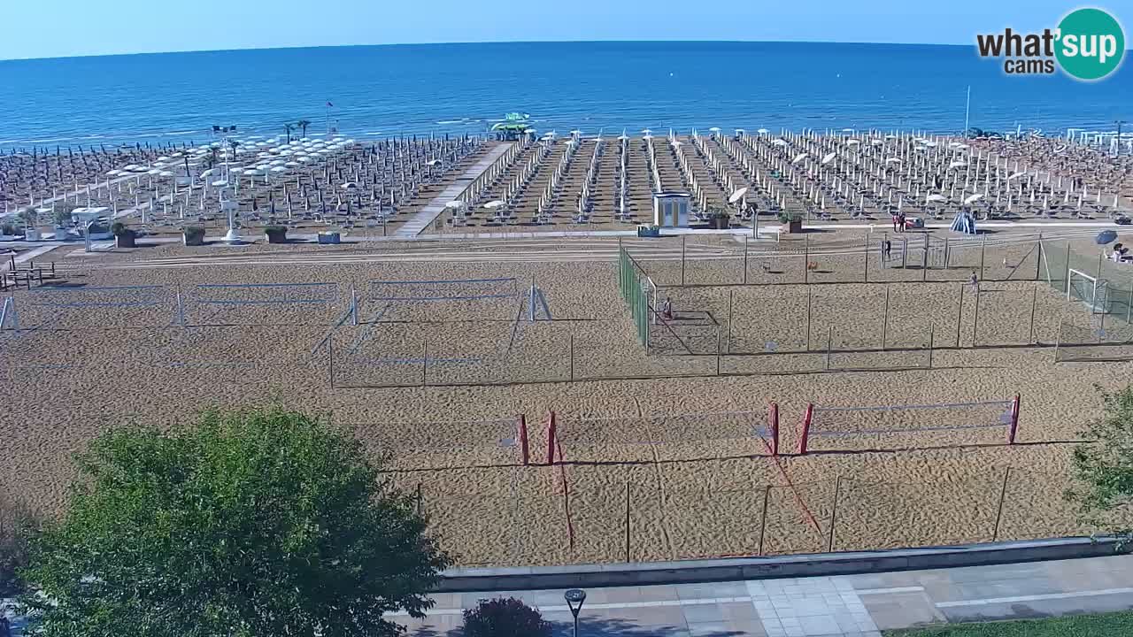 Webcam en vivo playa Bibione – vista desde Ashanti ApartHotel