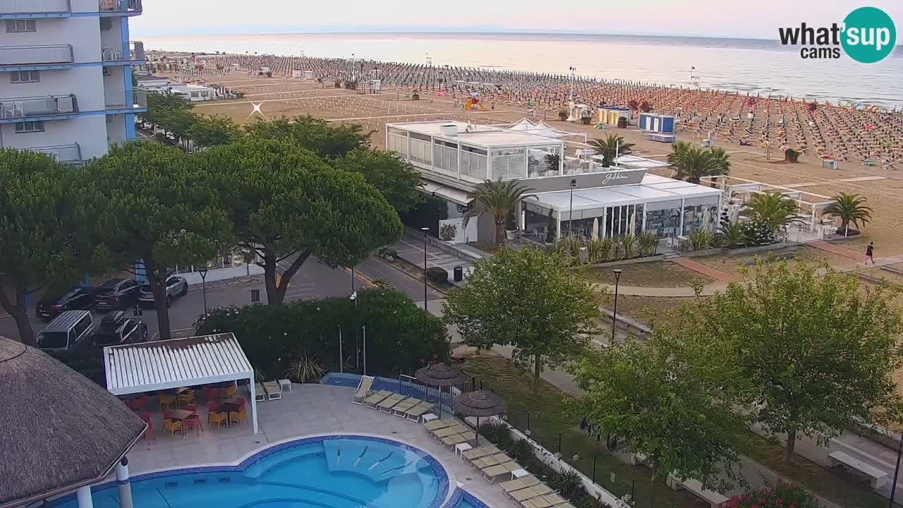 Web kamera Bibione plaža – pogled sa Ashanti ApartHotela
