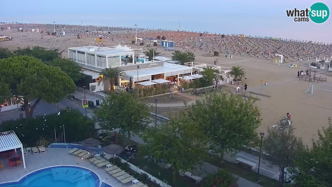 Web kamera Bibione plaža – pogled sa Ashanti ApartHotela