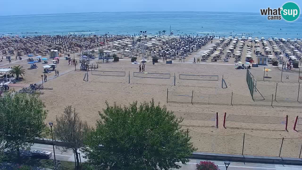 Webcam en vivo playa Bibione – vista desde Ashanti ApartHotel