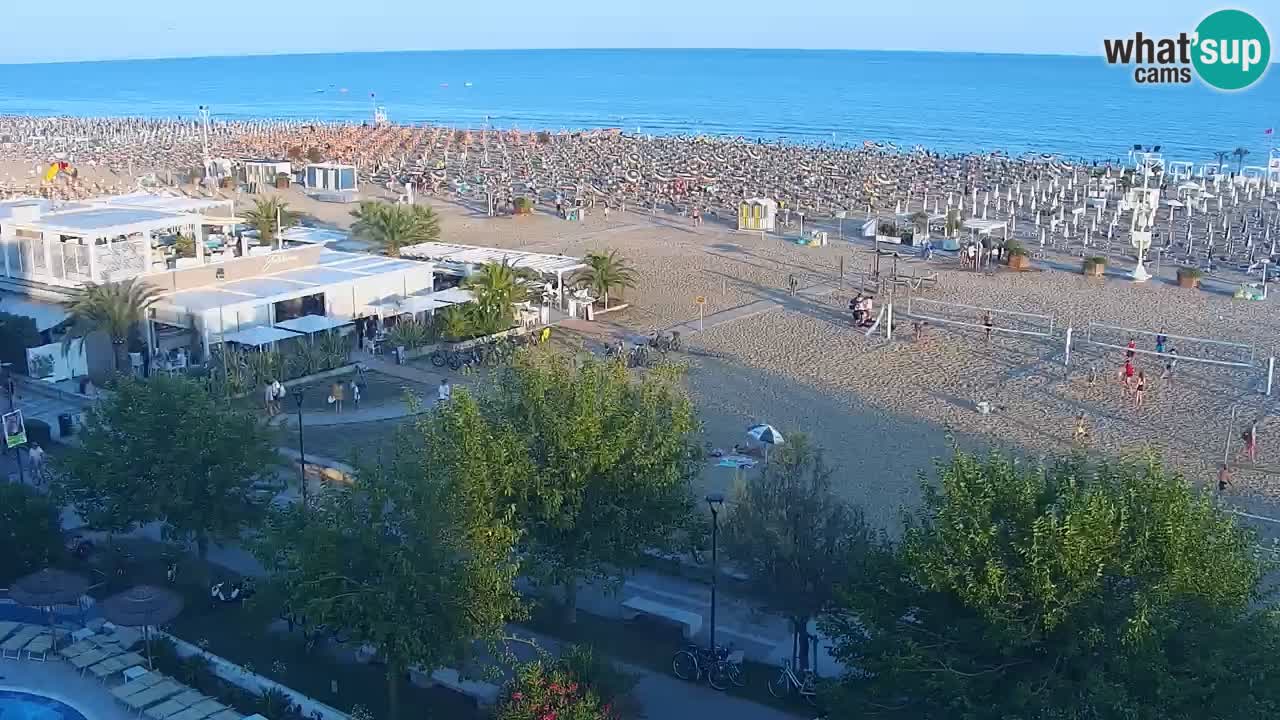 Web kamera Bibione plaža – pogled sa Ashanti ApartHotela