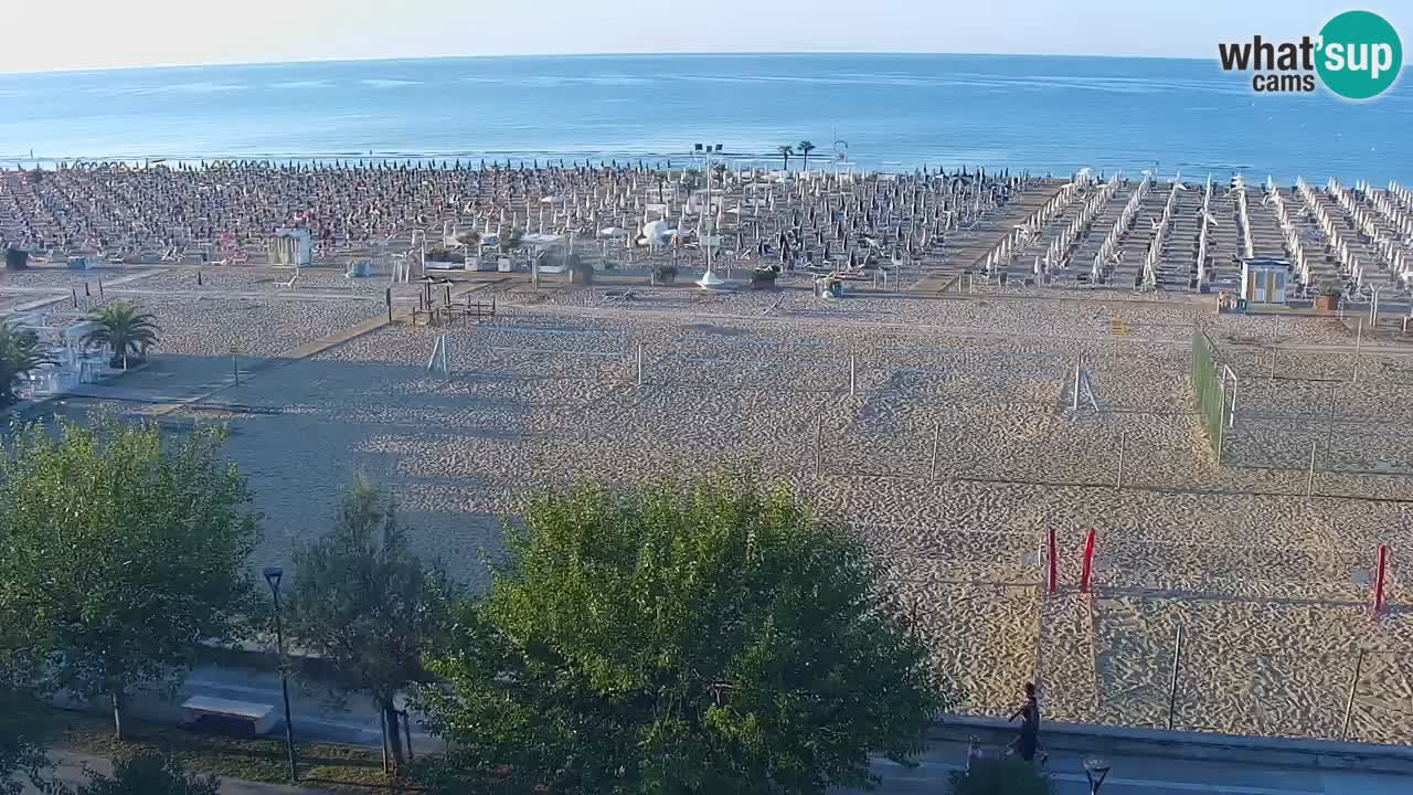 Webcam en direct plage de Bibione – vue depuis Ashanti ApartHotel