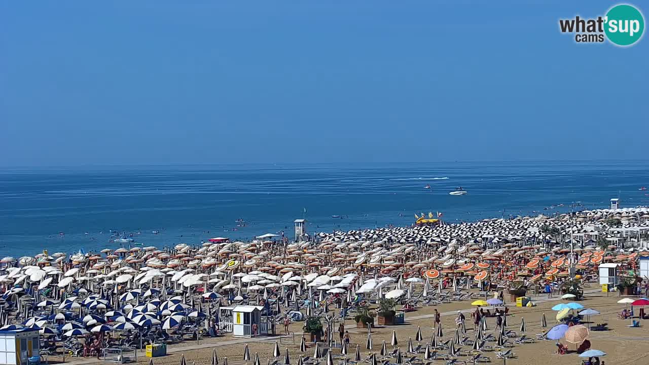 Webcam en vivo playa Bibione – vista desde Ashanti ApartHotel