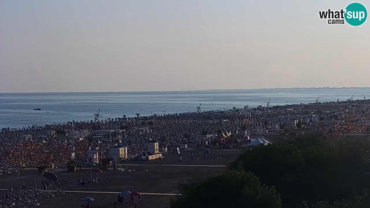 Web kamera Bibione plaža – pogled sa Ashanti ApartHotela