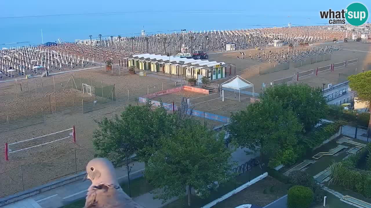 Web kamera Bibione plaža – pogled sa Ashanti ApartHotela