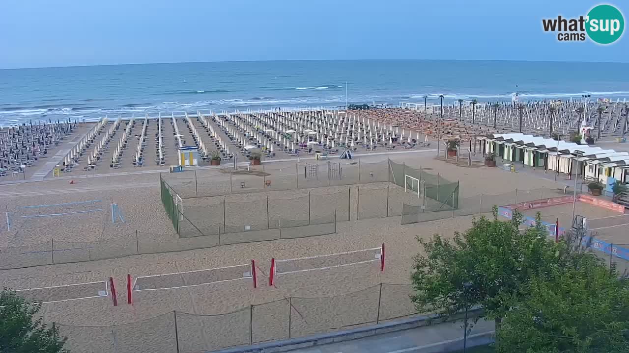 Web kamera Bibione plaža – pogled sa Ashanti ApartHotela