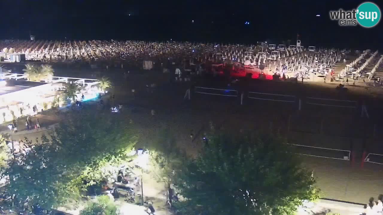 Web kamera Bibione plaža – pogled sa Ashanti ApartHotela