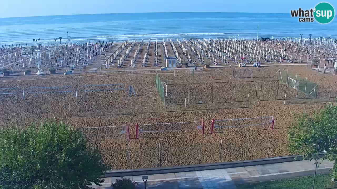 Webcam en vivo playa Bibione – vista desde Ashanti ApartHotel