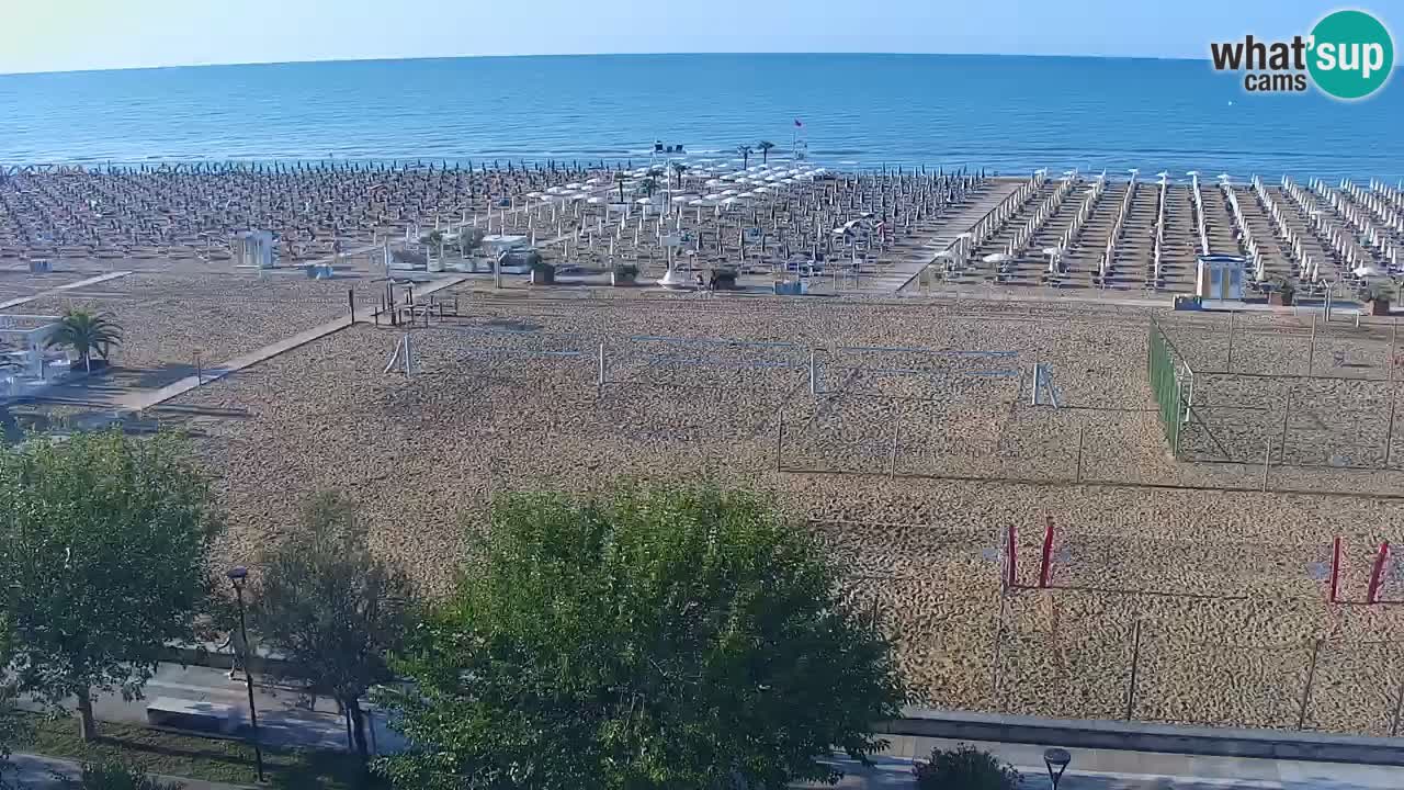 Webcam en vivo playa Bibione – vista desde Ashanti ApartHotel