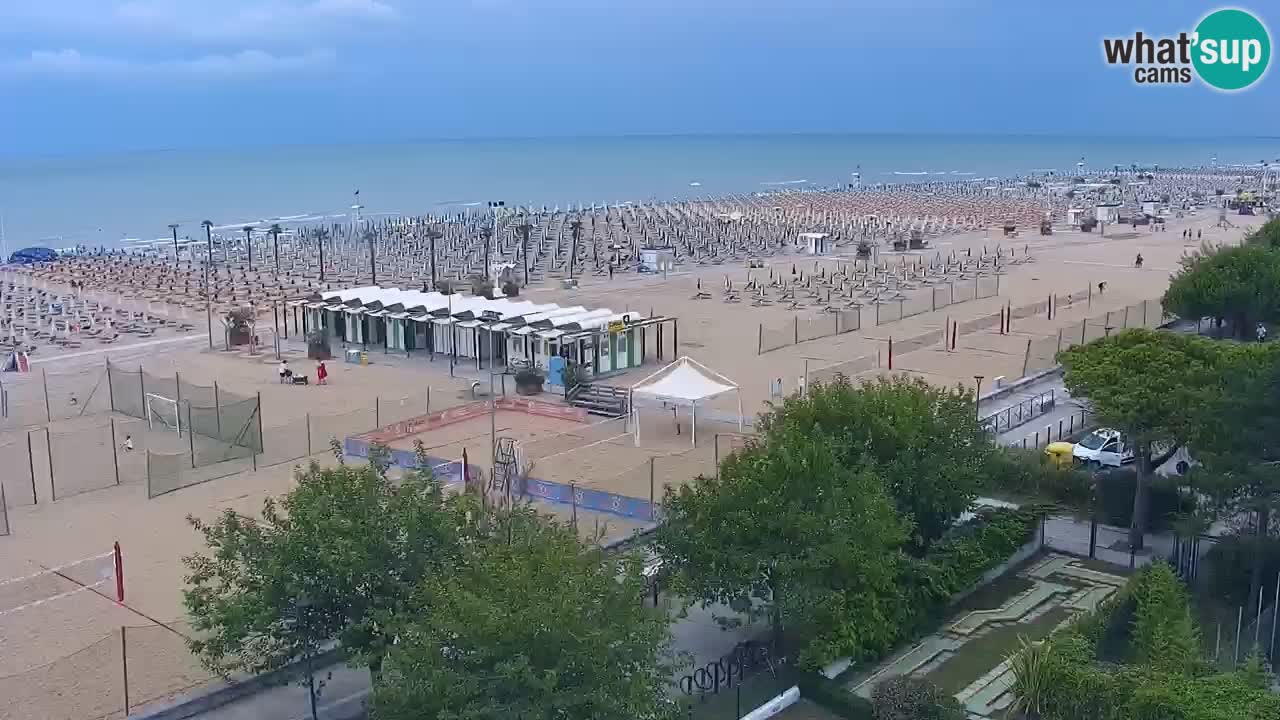 Webcam en vivo playa Bibione – vista desde Ashanti ApartHotel