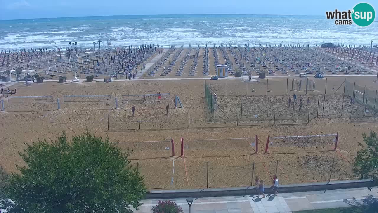 Web kamera Bibione plaža – pogled sa Ashanti ApartHotela