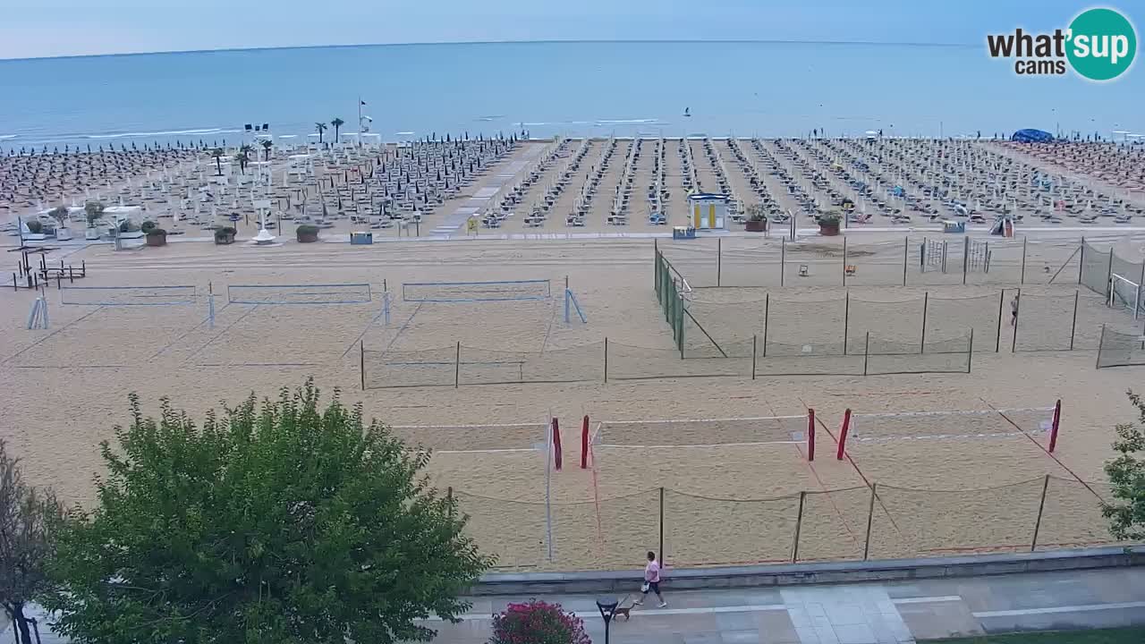Webcam en direct plage de Bibione – vue depuis Ashanti ApartHotel