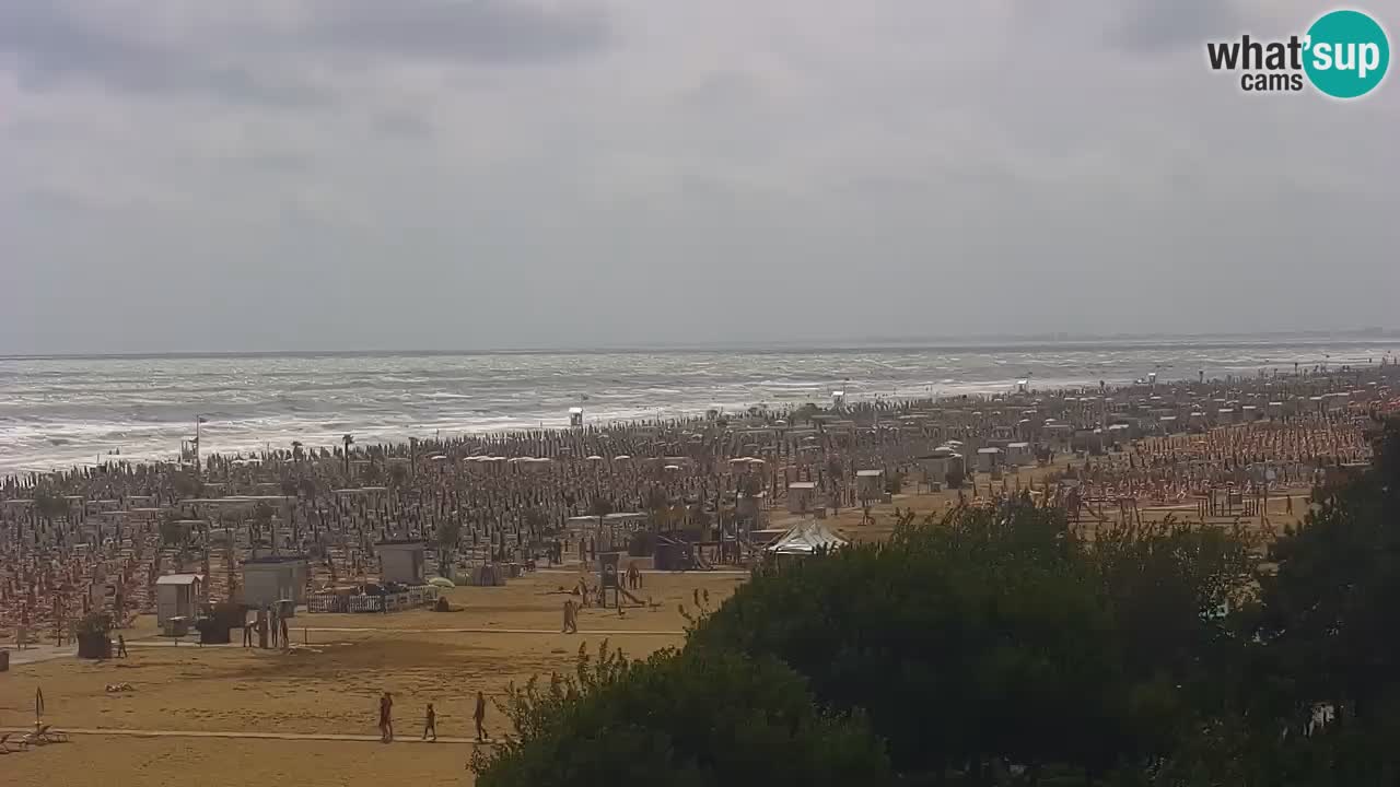 Webcam en direct plage de Bibione – vue depuis Ashanti ApartHotel
