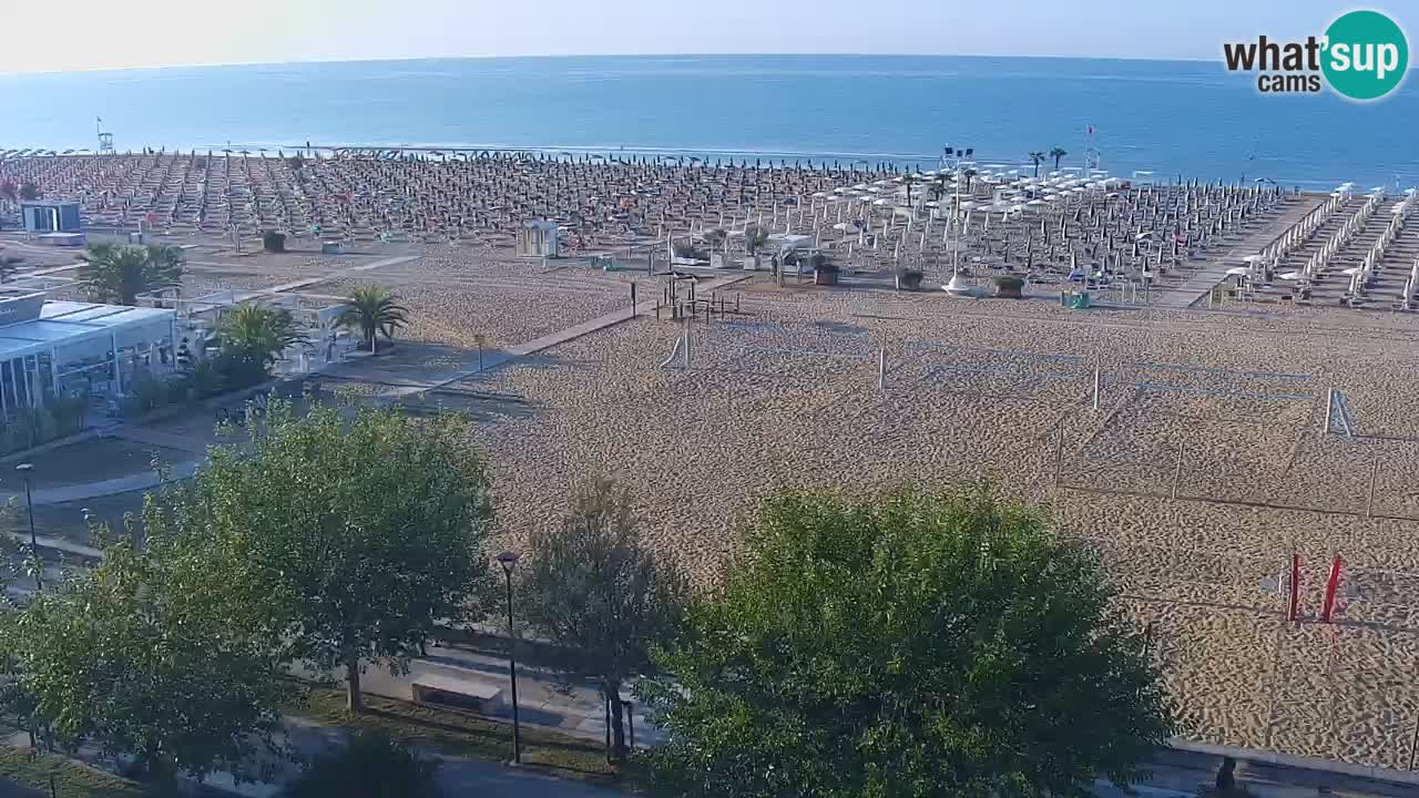Web kamera Bibione plaža – pogled sa Ashanti ApartHotela