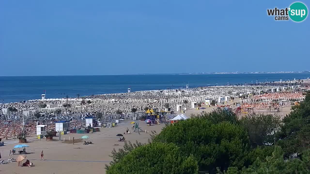 Web kamera Bibione plaža – pogled sa Ashanti ApartHotela