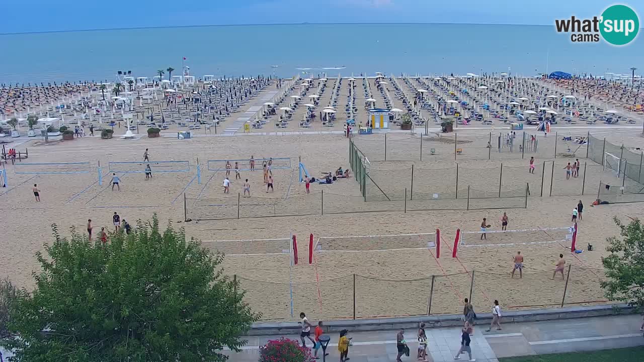 Webcam en vivo playa Bibione – vista desde Ashanti ApartHotel