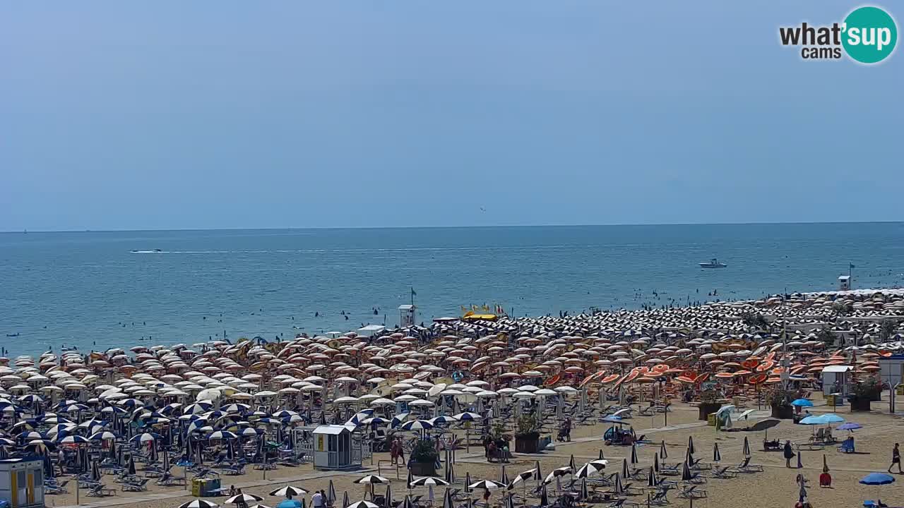 Web kamera Bibione plaža – pogled sa Ashanti ApartHotela