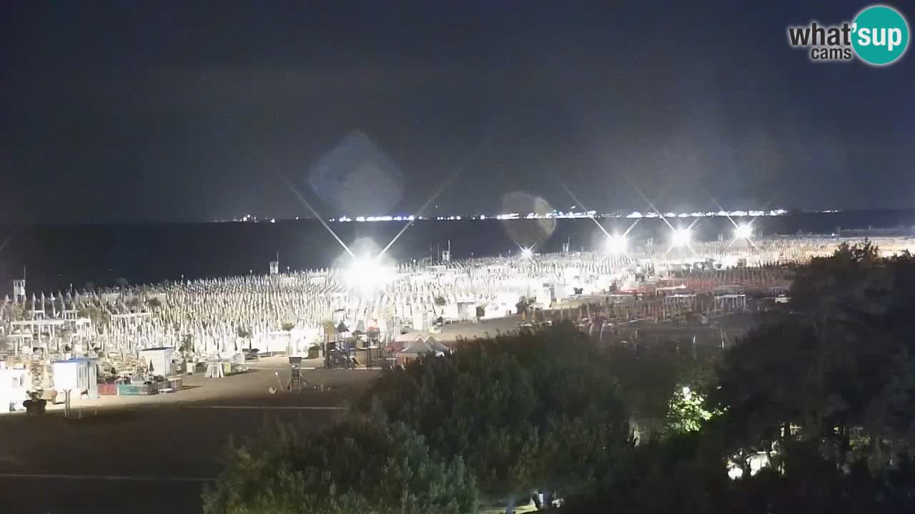 Webcam en vivo playa Bibione – vista desde Ashanti ApartHotel