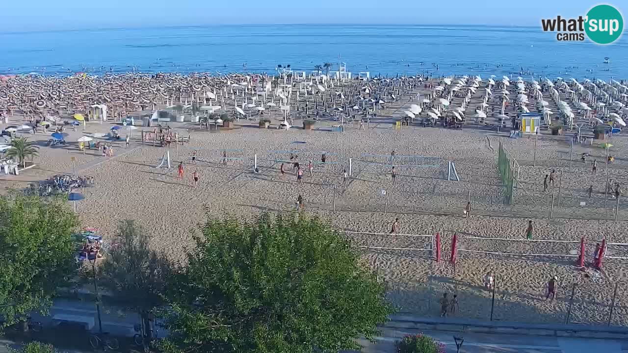 Web kamera Bibione plaža – pogled sa Ashanti ApartHotela