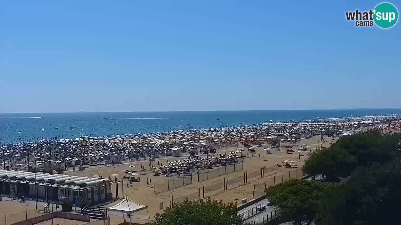 Webcam en vivo playa Bibione – vista desde Ashanti ApartHotel