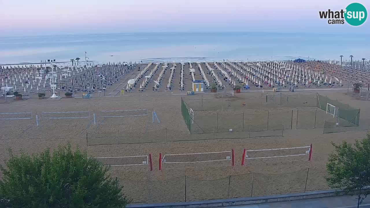 Web kamera Bibione plaža – pogled sa Ashanti ApartHotela