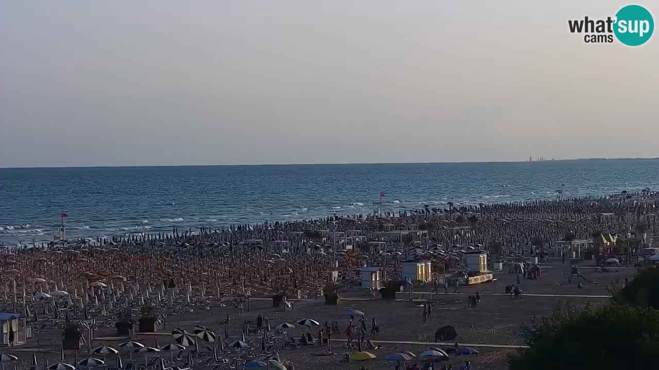 Webcam en vivo playa Bibione – vista desde Ashanti ApartHotel