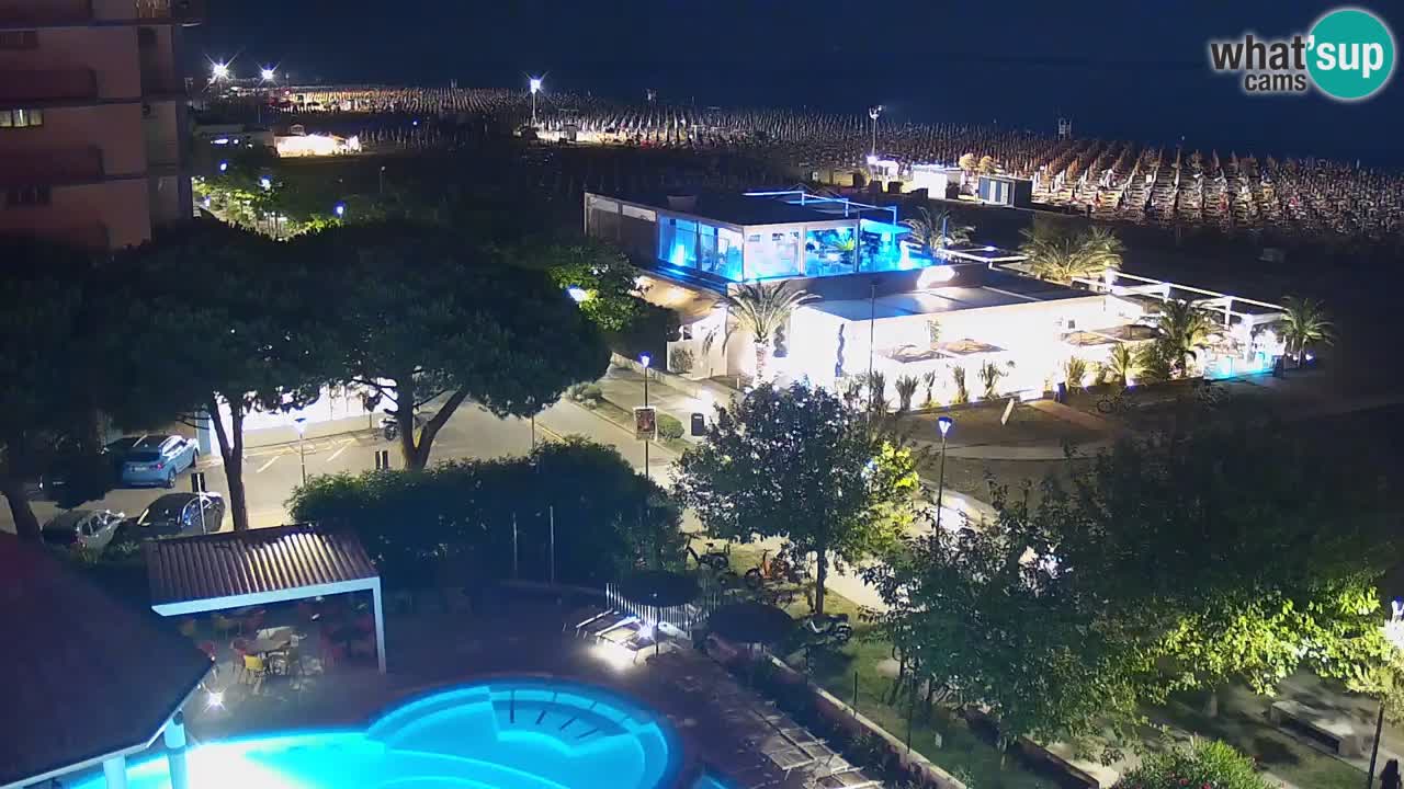 Live Webcam Bibione spiaggia – vista dall’Ashanti ApartHotel