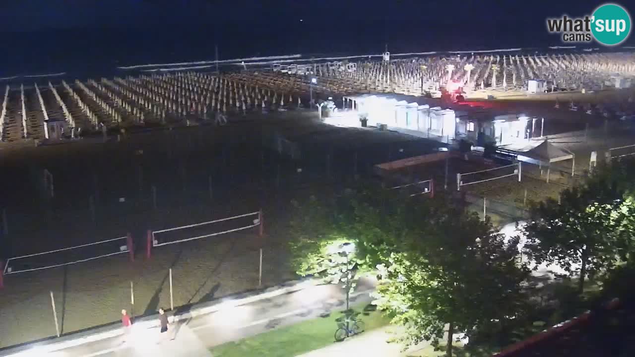 Web kamera Bibione plaža – pogled sa Ashanti ApartHotela