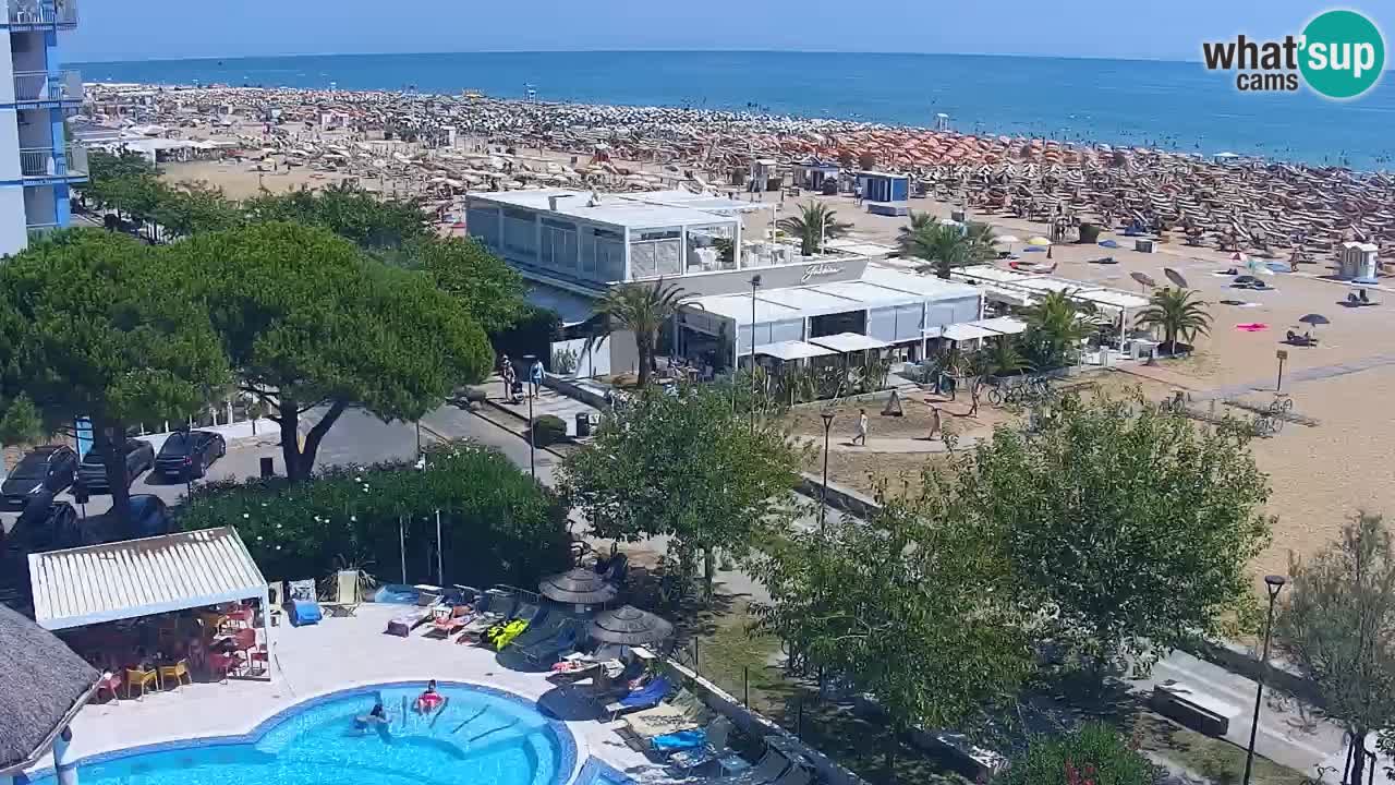 Live Webcam Bibione beach – view from Ashanti ApartHotel