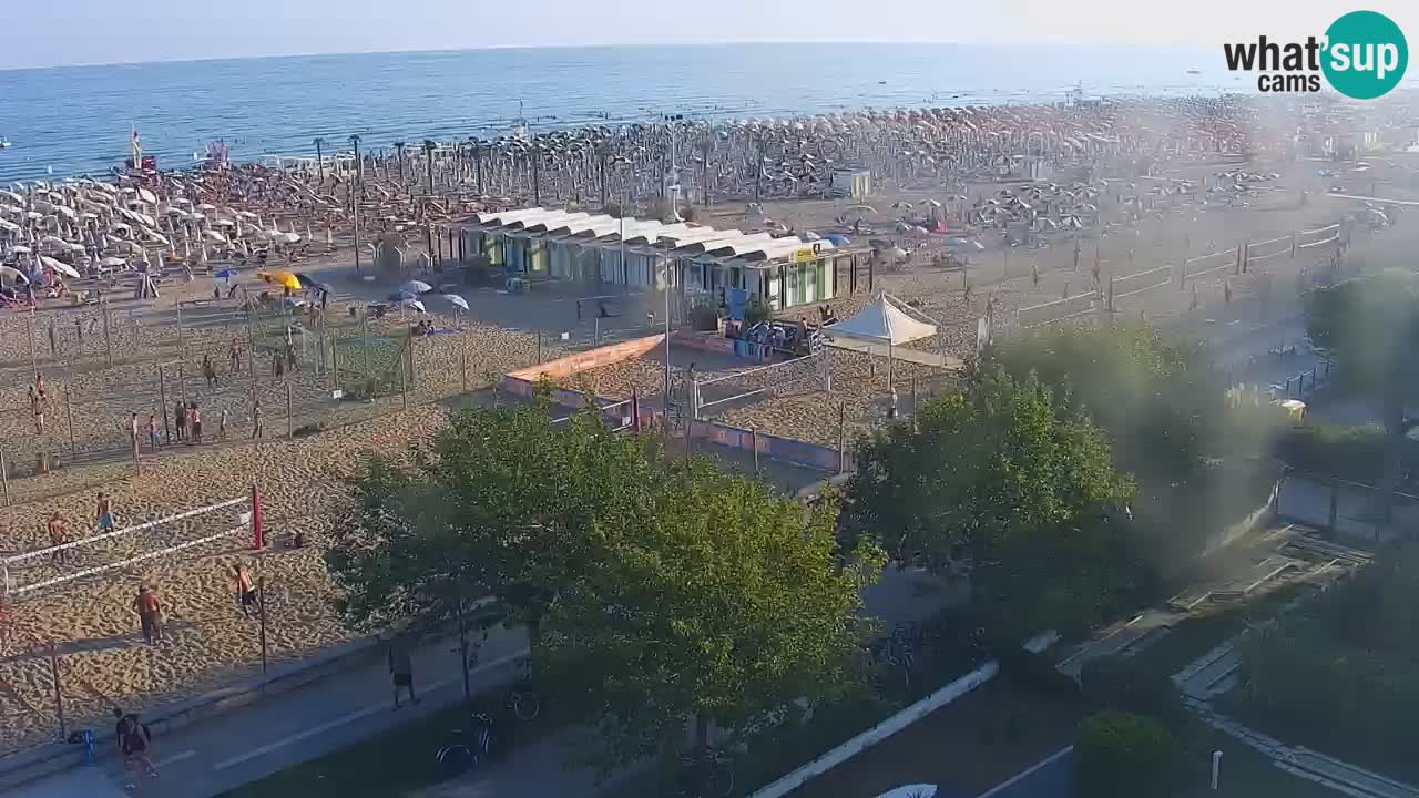 Web kamera Bibione plaža – pogled sa Ashanti ApartHotela