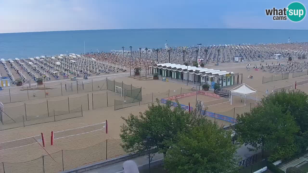 Webcam en vivo playa Bibione – vista desde Ashanti ApartHotel