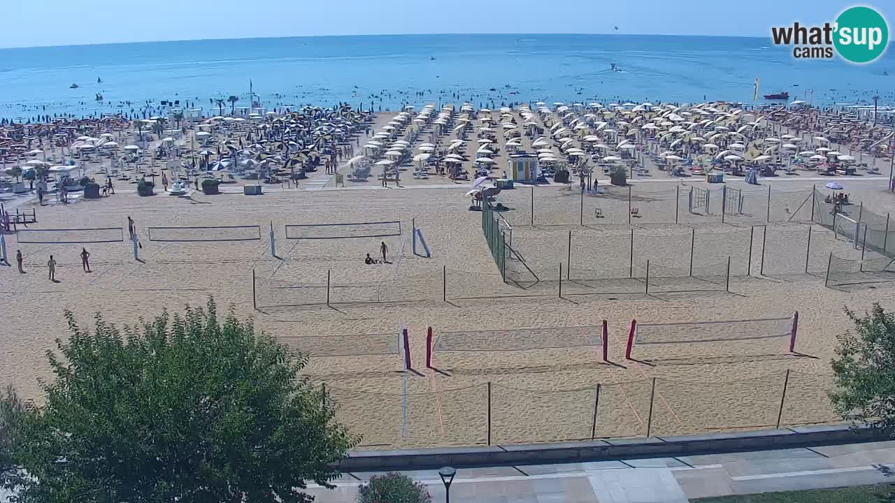 Web kamera Bibione plaža – pogled sa Ashanti ApartHotela
