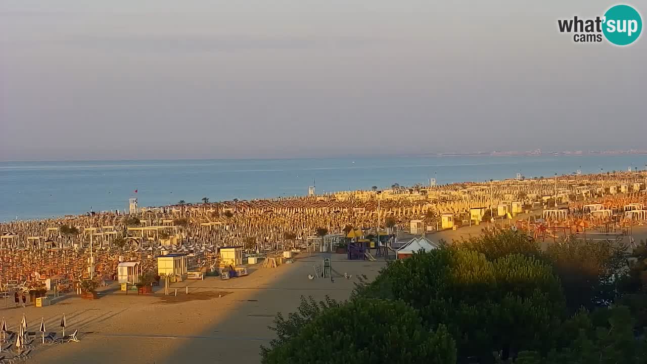 Webcam en vivo playa Bibione – vista desde Ashanti ApartHotel