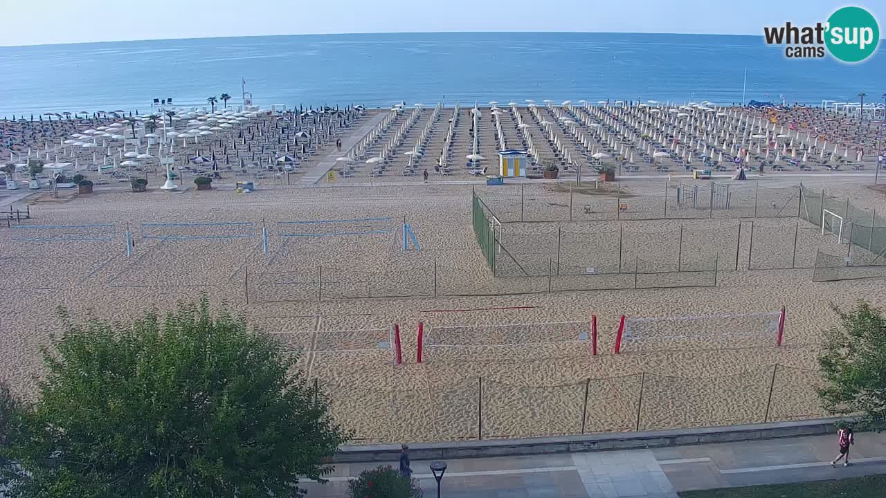 Webcam en vivo playa Bibione – vista desde Ashanti ApartHotel