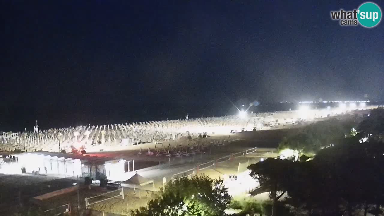 Webcam en vivo playa Bibione – vista desde Ashanti ApartHotel