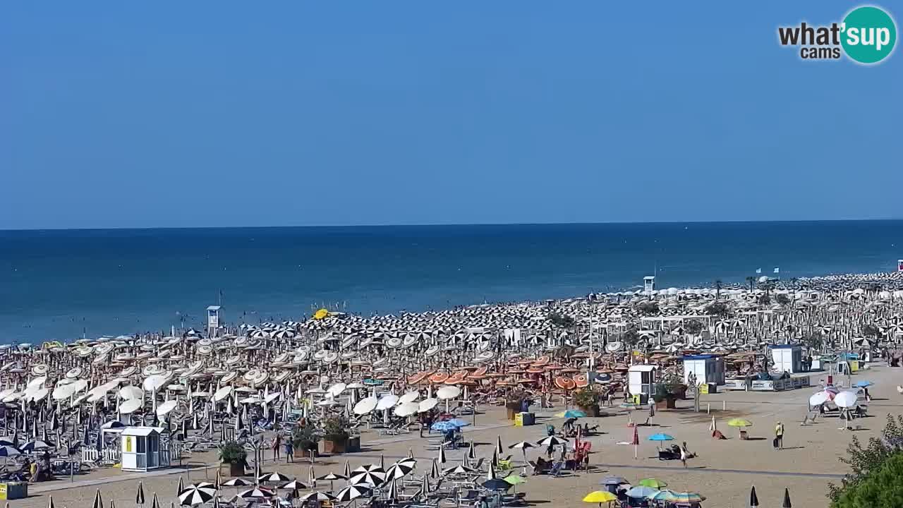 Web kamera Bibione plaža – pogled sa Ashanti ApartHotela