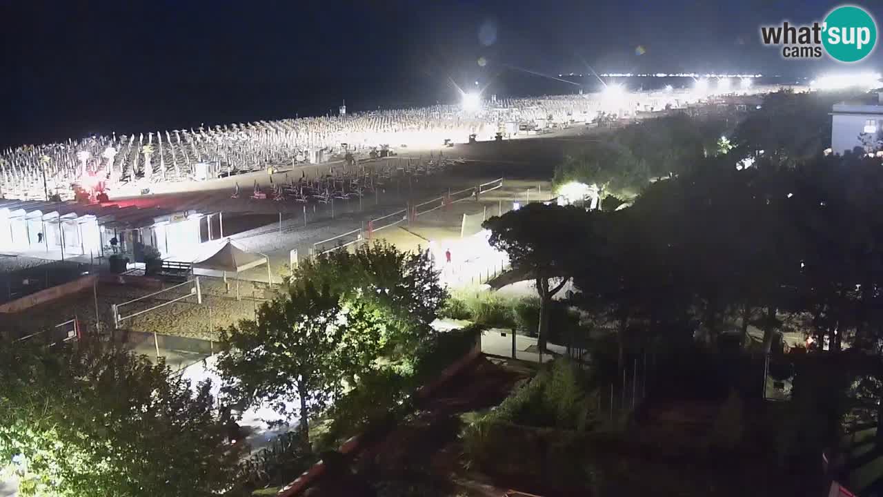 Webcam en vivo playa Bibione – vista desde Ashanti ApartHotel