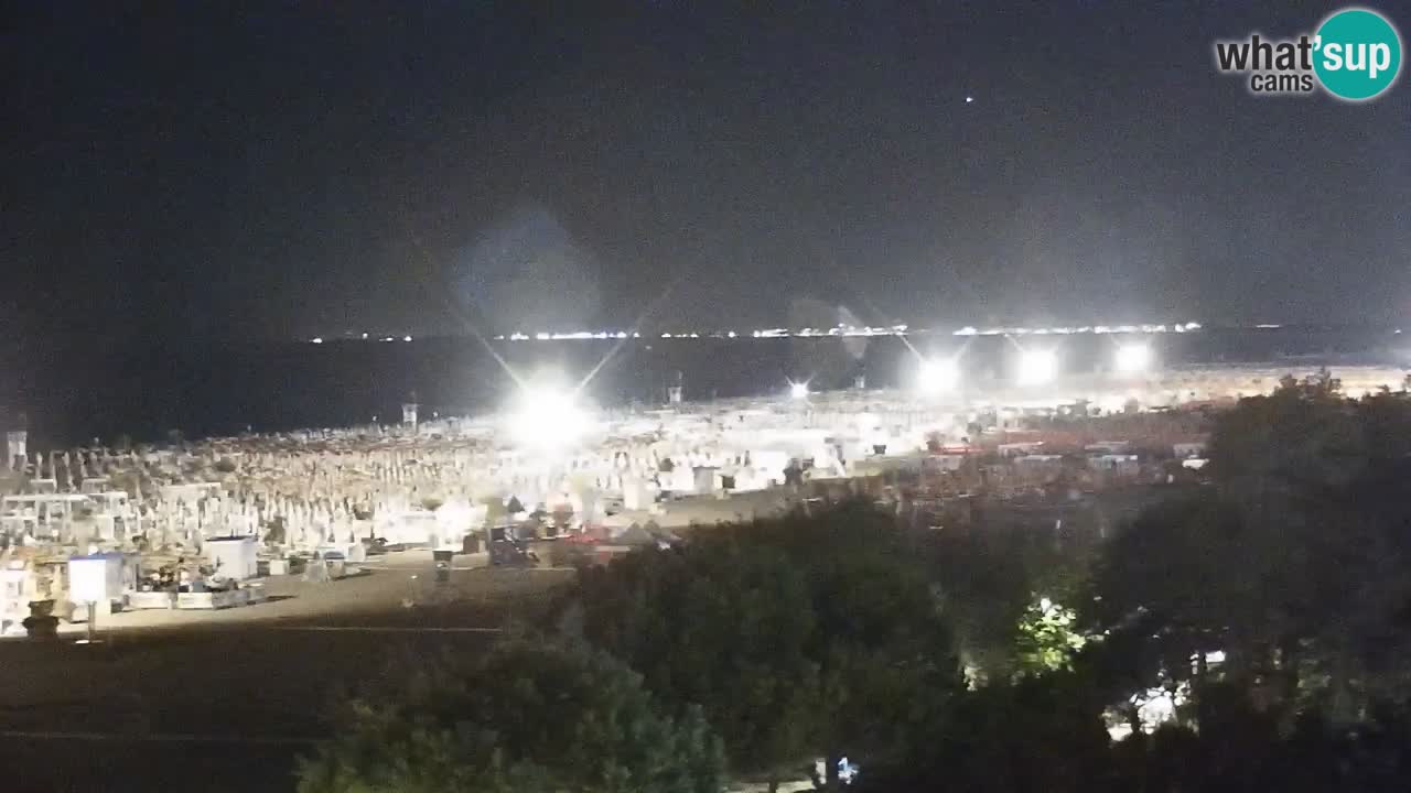 Webcam en direct plage de Bibione – vue depuis Ashanti ApartHotel