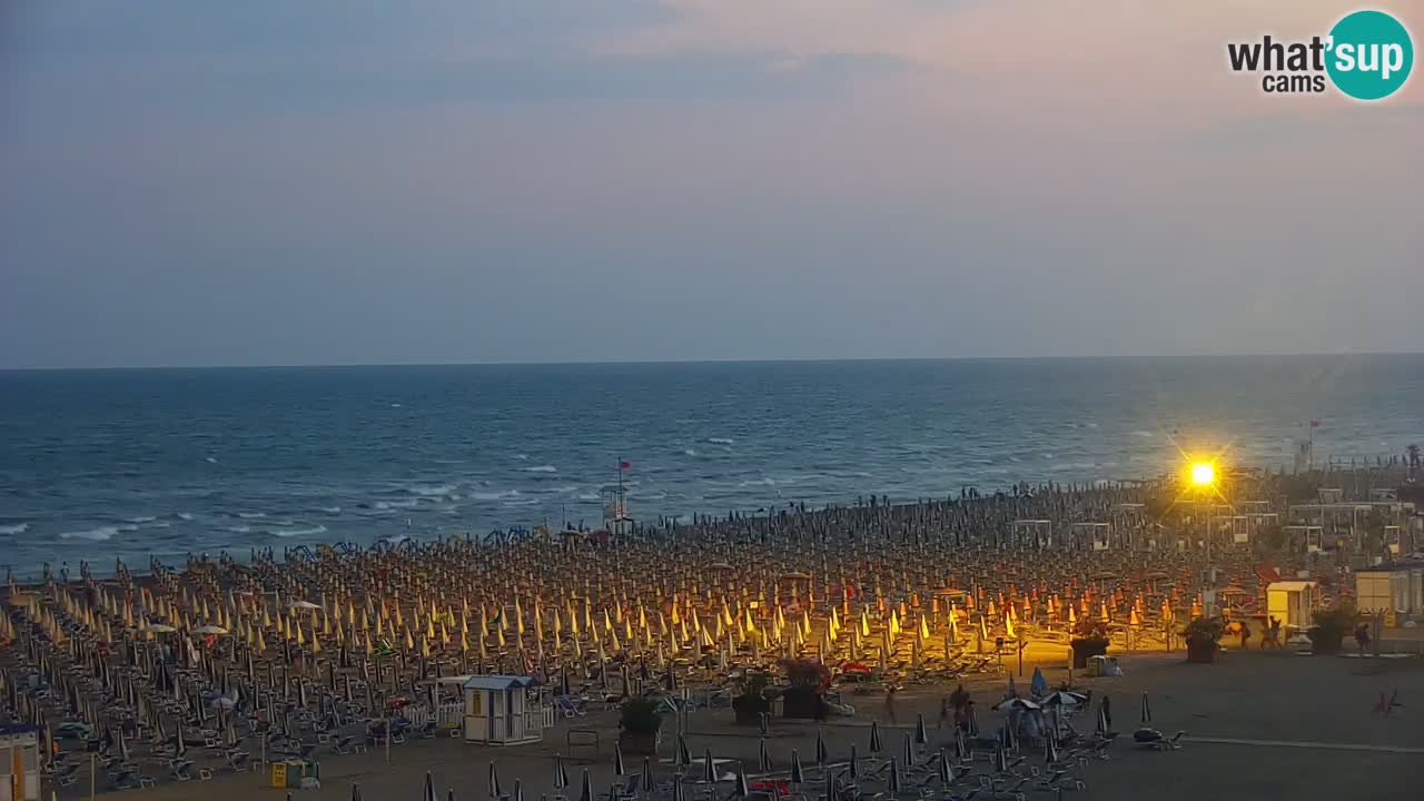 Webcam en direct plage de Bibione – vue depuis Ashanti ApartHotel