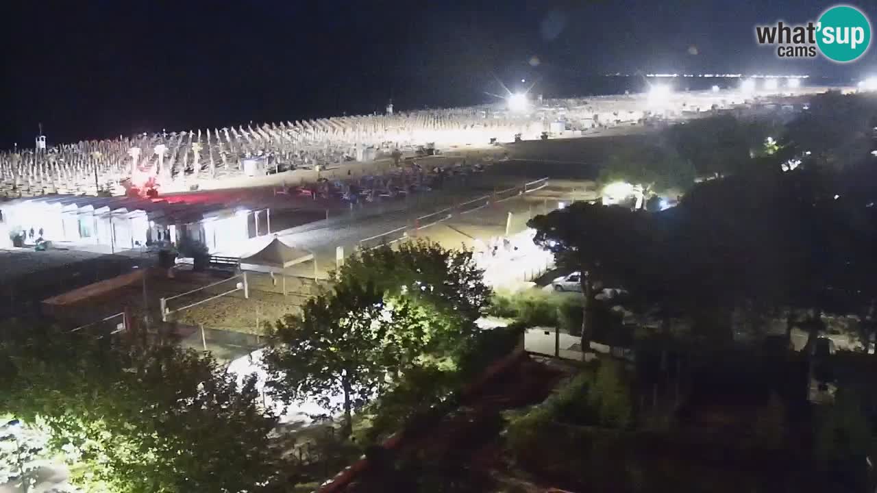 Webcam en vivo playa Bibione – vista desde Ashanti ApartHotel